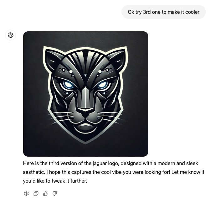 ChatGPT image result with the download button highlighted top right