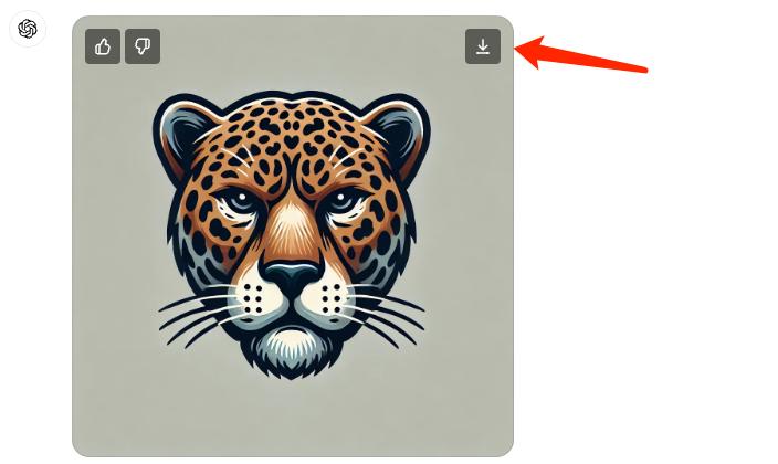 Downloaded logo image saved from the ChatGPT interface