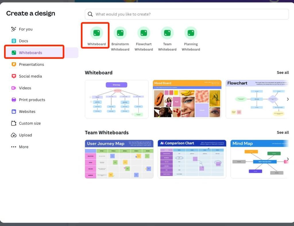 Canva File menu showing the Import Files option