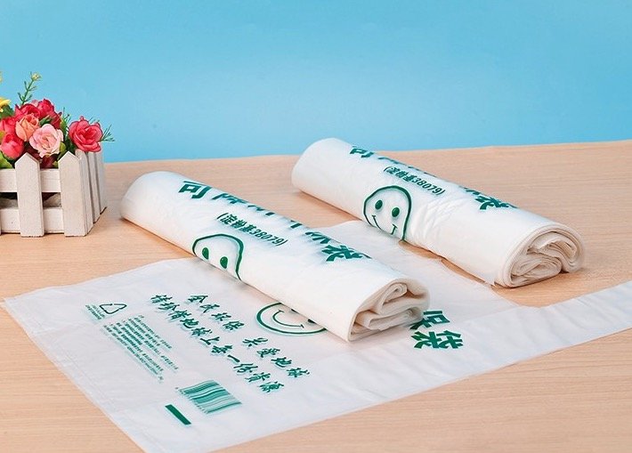 Biodegradable mailer bag made from eco-friendly material