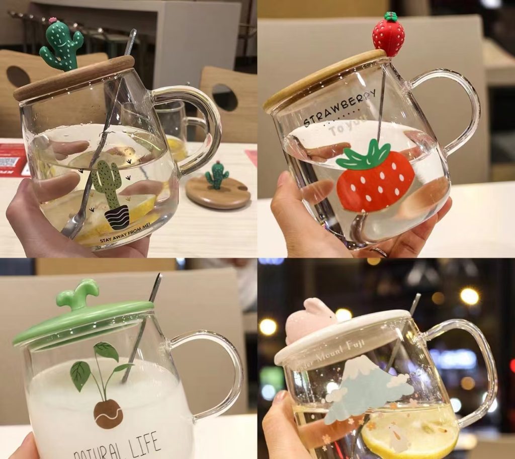 glass mug showcasing a cold beverage such as iced tea