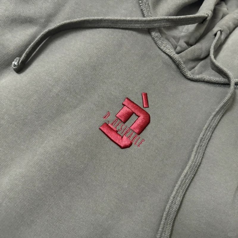 embroidered design with a raised, textured stitch pattern