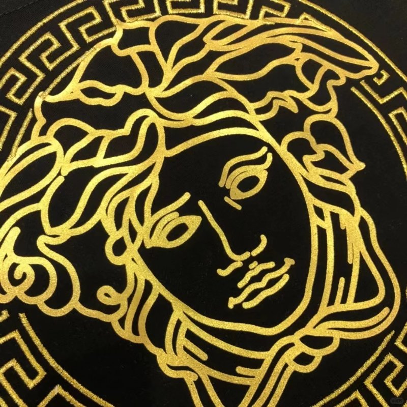 different printing finishes compared on garment samples