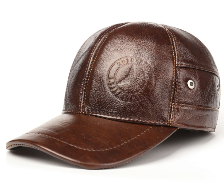 Leather material used for cowboy and aviator style hats
