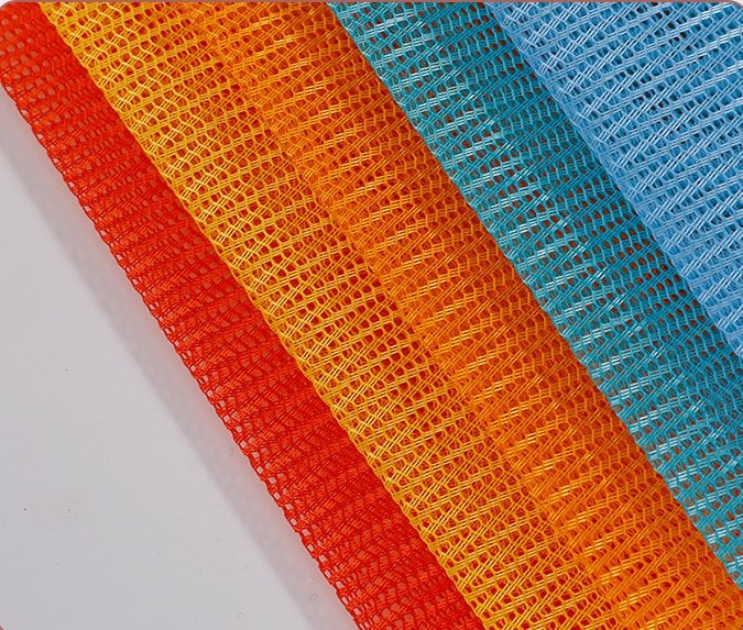 Breathable mesh fabric used in sports caps and summer hats