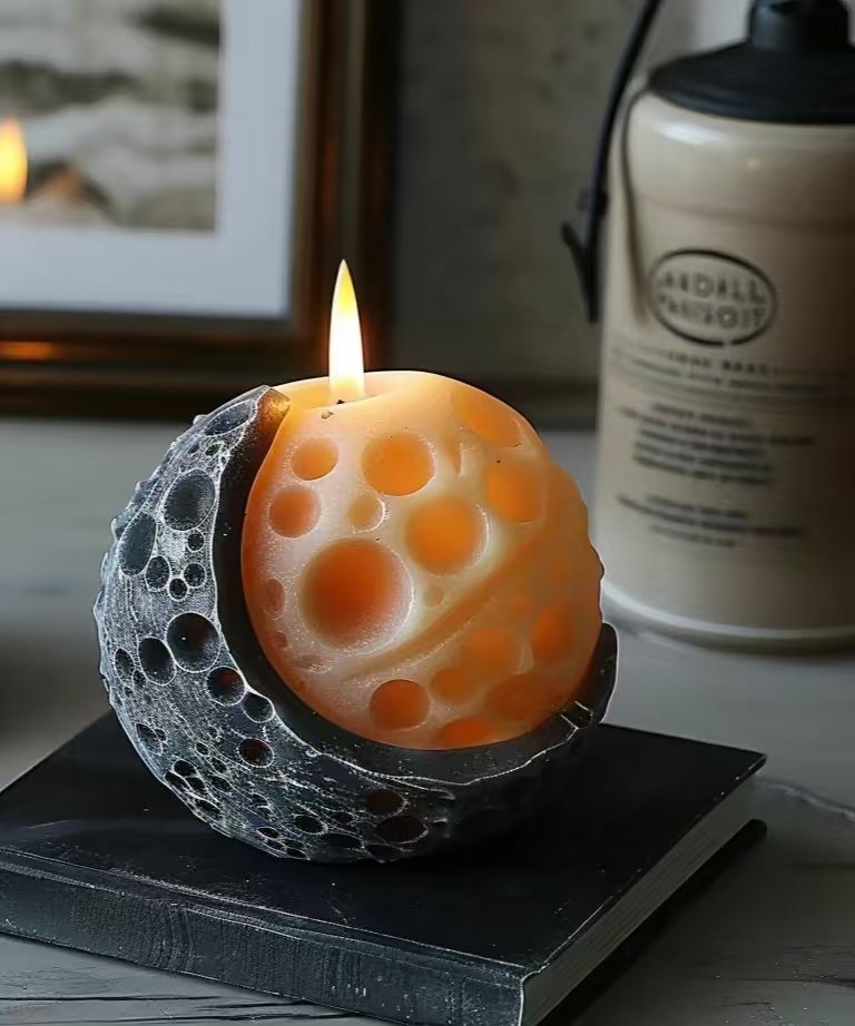 Aromatherapy candles packaged and labeled for international export