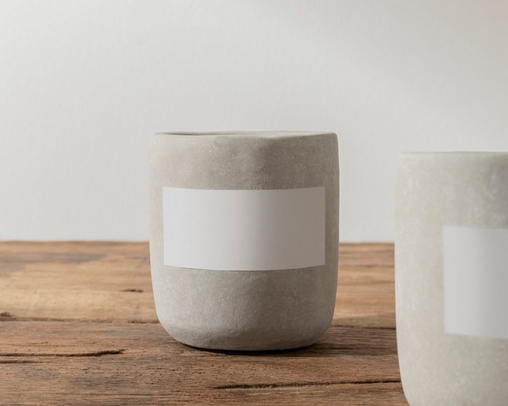 Luxury aroma candle set styled for home spa decor