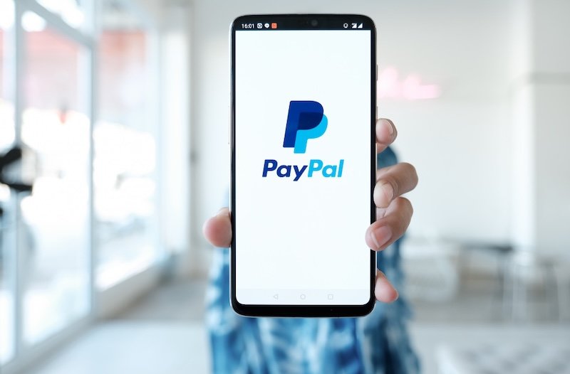PayPal logo representing an online payment method for trade