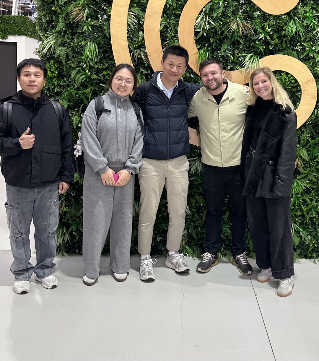 Martin Chow and the Mangors team with visiting overseas clients